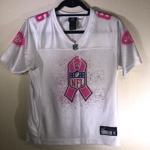 Breast cancer awareness Women’s NFL Jersey BCA Pink